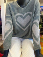 AVA HEART SWEATER BY SCANDAL ITALY