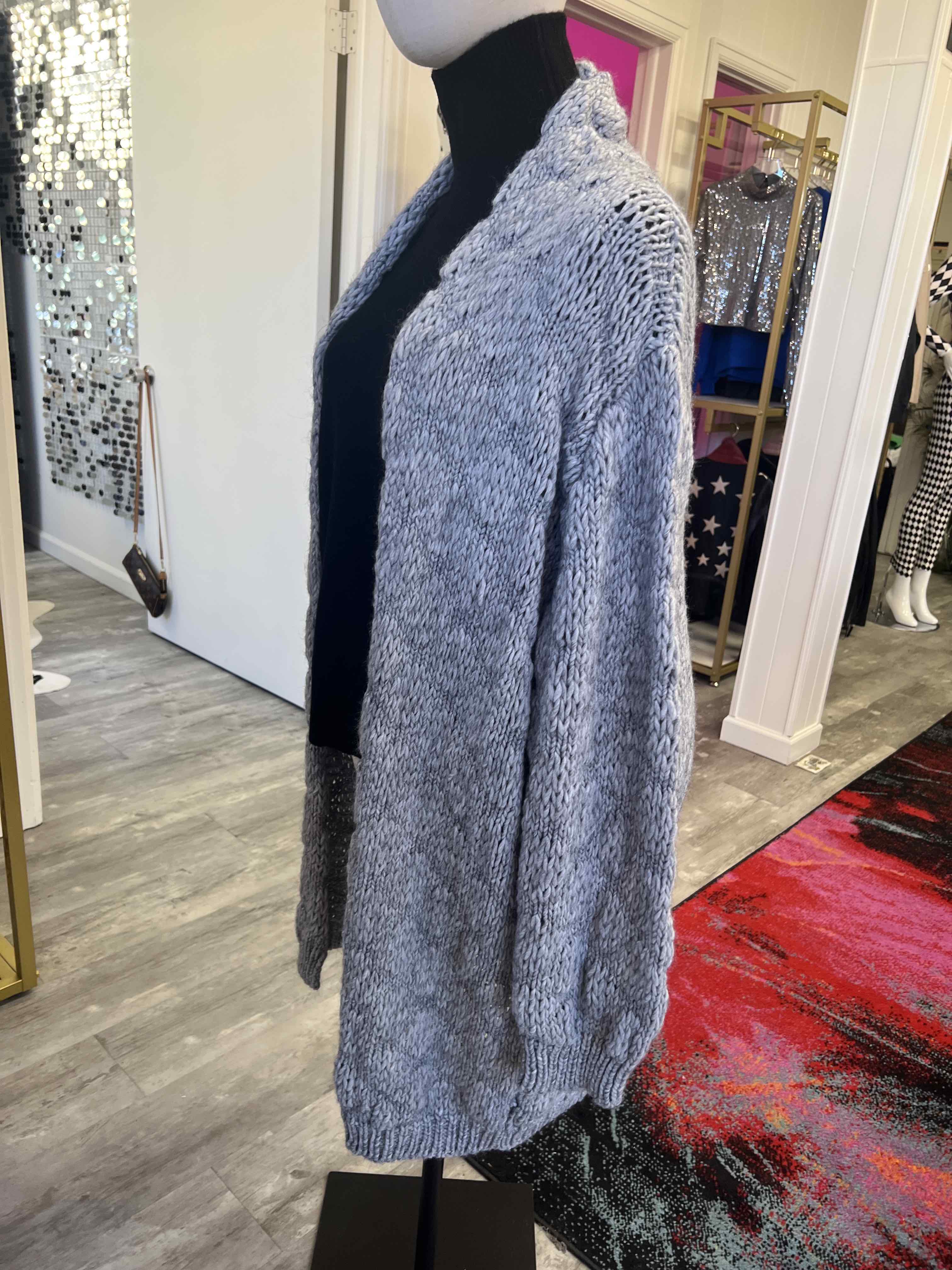 BELEN SWEATER IN GREY BY SCANDAL ITALY