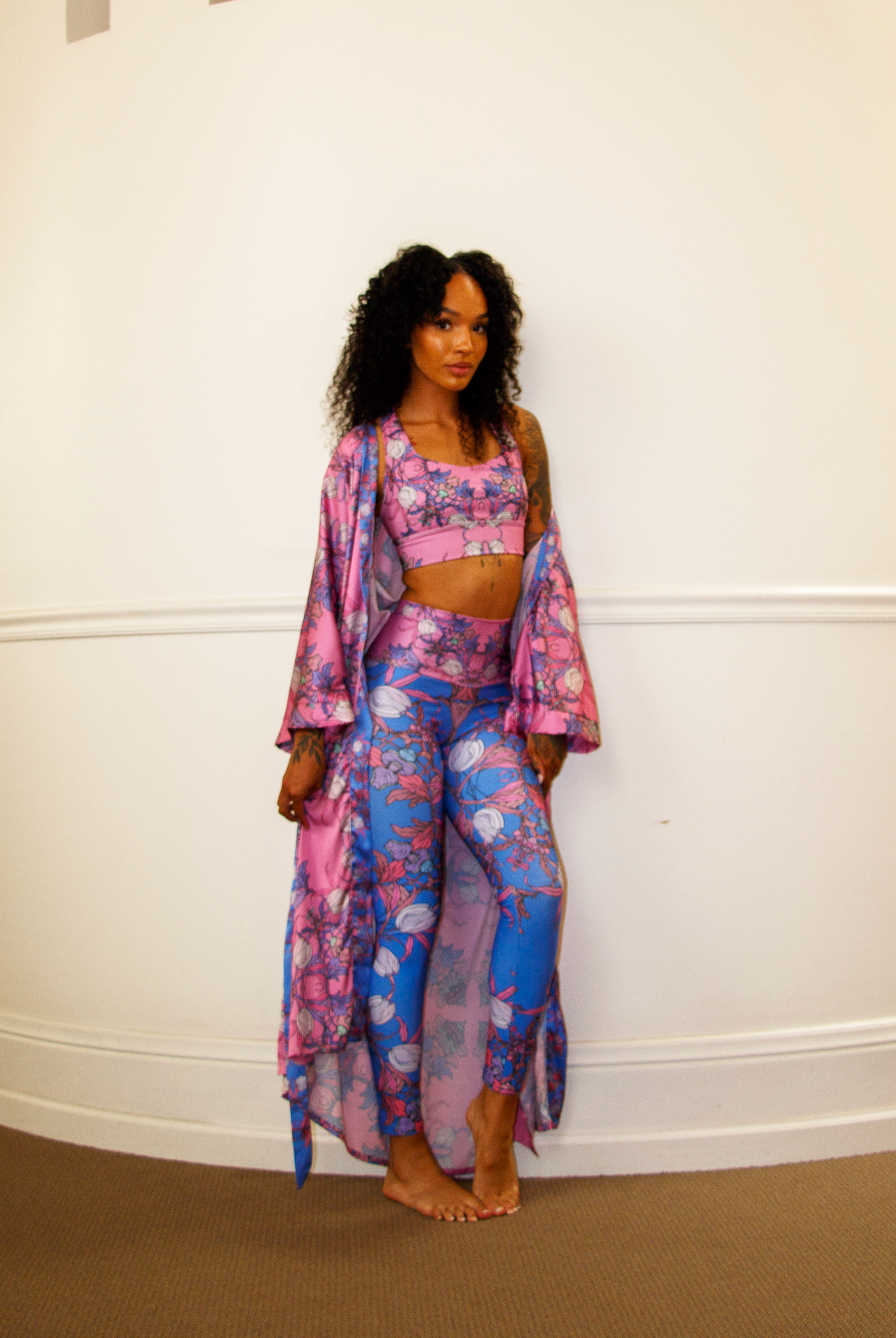 CROCUS PINK SPORTS BRA BY NUVULA