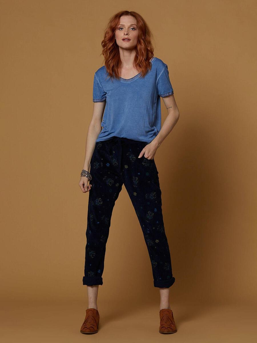 SCANDAL ITALY DENIM LUISA TOP