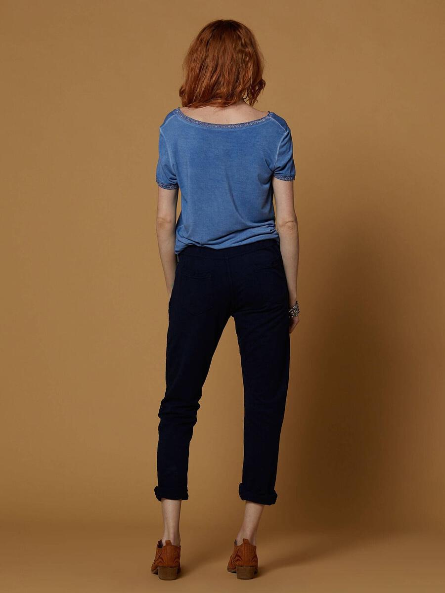 SCANDAL ITALY DENIM LUISA TOP