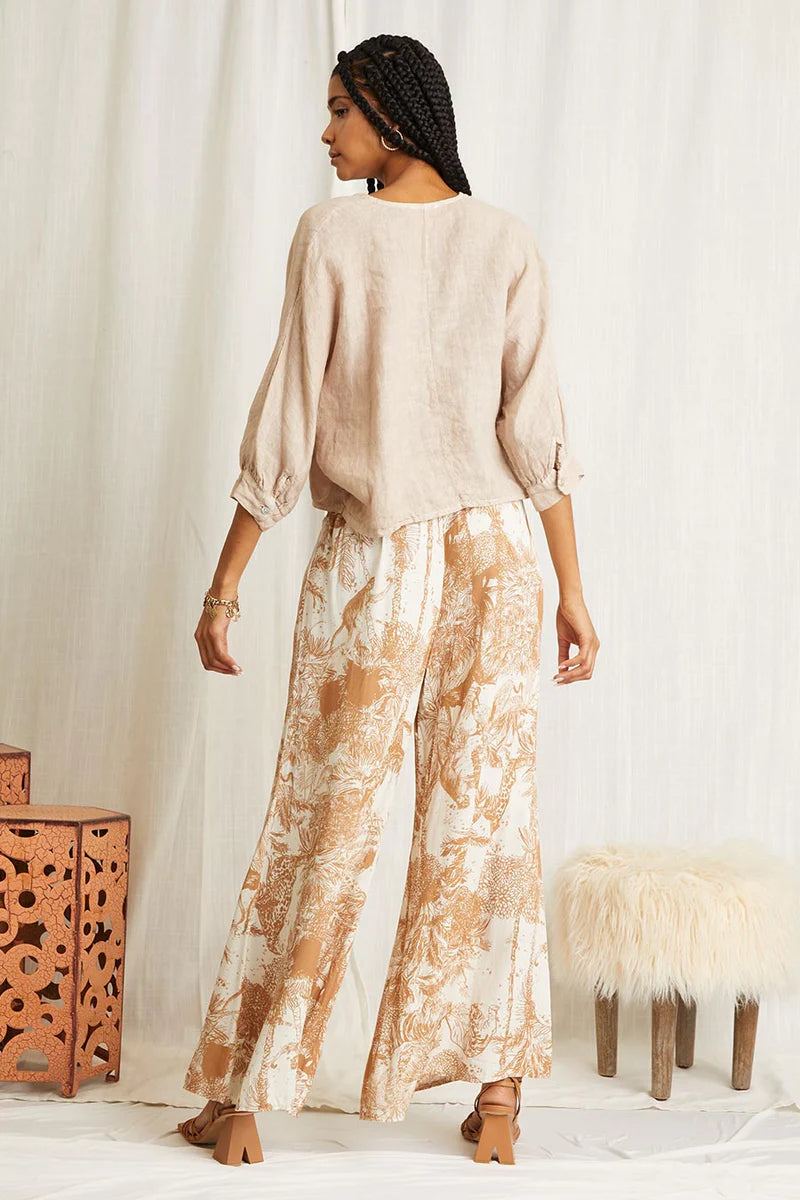 MAGGIE TOP BACK VIEW IN BEIGE BY SCANDAL ITALY