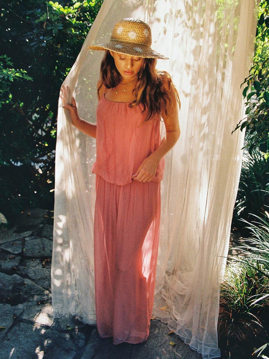 STELLA JUMPSUIT IN PINK BY SCANDAL ITALY