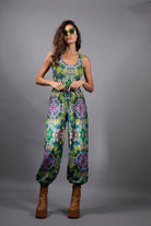 NUVULA GREEN GARDEN HAREM PANTS