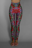 NUVULA MYSTERY RED GARDEN LEGGINGS