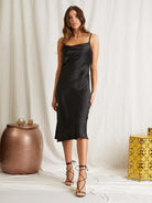 LITTLE BLACK SLIP DRESS
