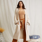 DEMI CARDIGAN BY SCANDAL ITALY IN WHITE