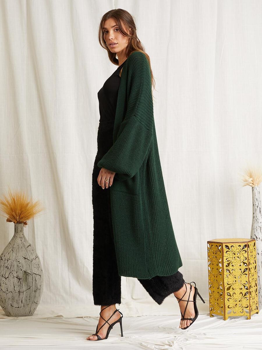 DEMI CARDIGAN BY SCANDAL ITALY IN GREEN