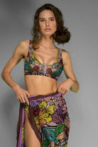 GOLDEN GARDEN BRALETTE SPORTS TOP