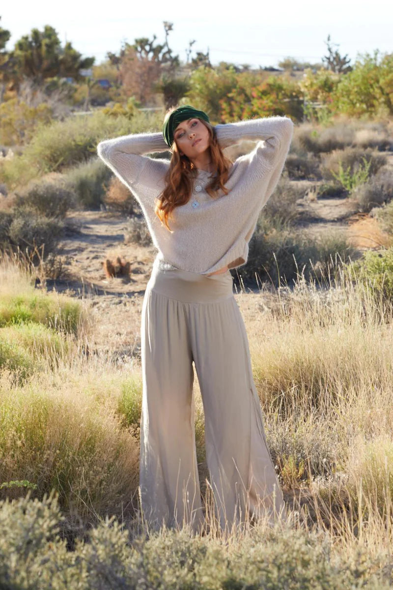 SCANDAL ITALY FREE PANT IN TAUPE