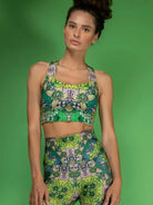 NUVULA GREEN GARDEN SPORTS BRA