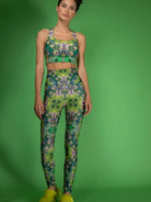 NUVULA GREEN GARDEN SPORTS BRA