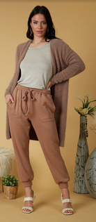 CARAMEL LIBRA JOGGER PANT BY SCANDAL ITALY