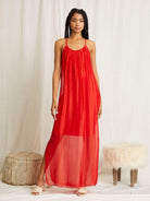 LOLITA MAXI DRESS IN RED