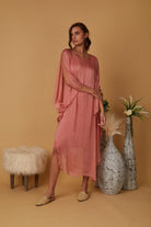 DUSTY ROSE SHARRA DRESS TUNIC BY SCANDAL ITALY
