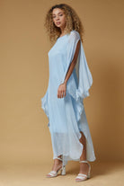 SKY BLUE SHARRA DRESS TUNIC BY SCANDAL ITALY