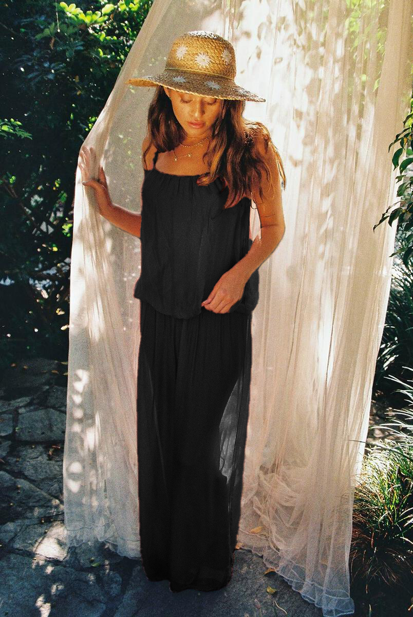 SCANDAL ITALY STELLA JUMPSUIT IN BLACK 