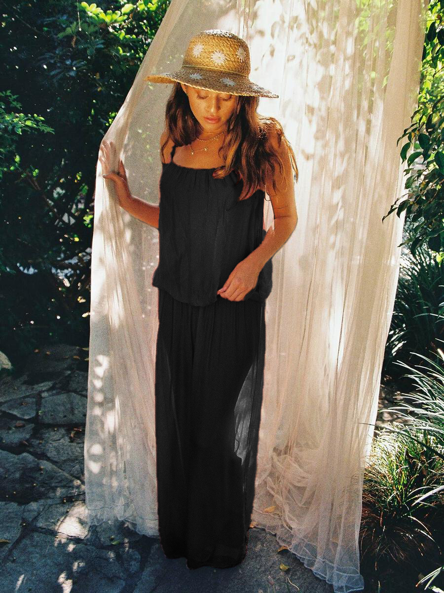 SCANDAL ITALY STELLA JUMPSUIT IN BLACK