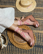CHERRY BLOSSOM SHEER CREW SOCK BY SOCK CANDY