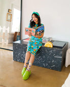 GINGHAM FRUITS ANKLE SOCK BY SOCK CANDY