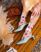 GINGHAM FRUITS ANKLE SOCK BY SOCK CANDY