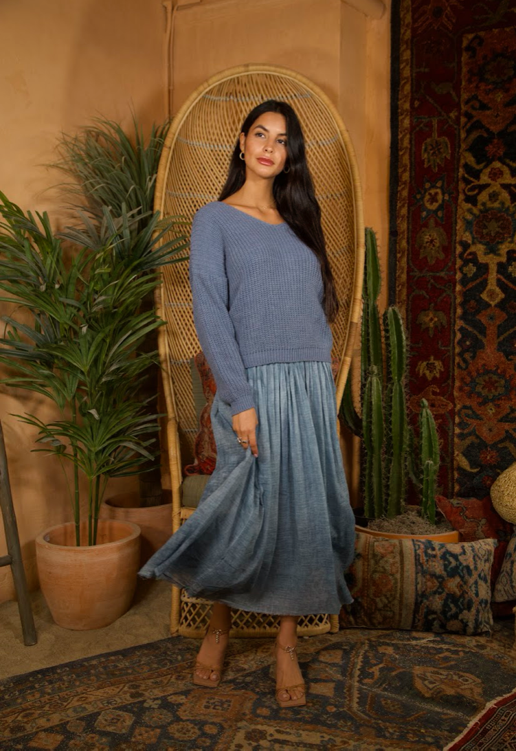 RAELYN TWISTY SWEATER BY SCANDAL ITALY