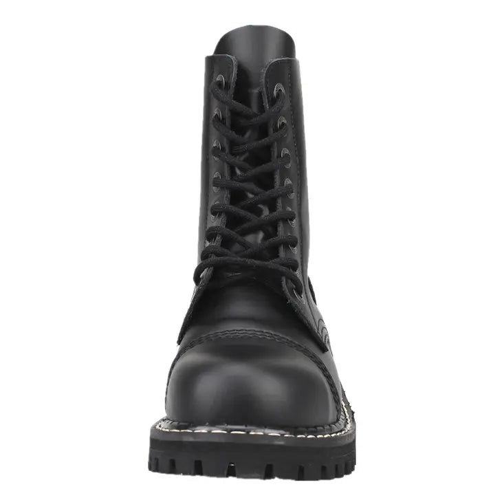 8 HOLE ANGRY ITCH COMBAT BOOT FRONT SIDE