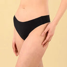 front of black thong by Okko
