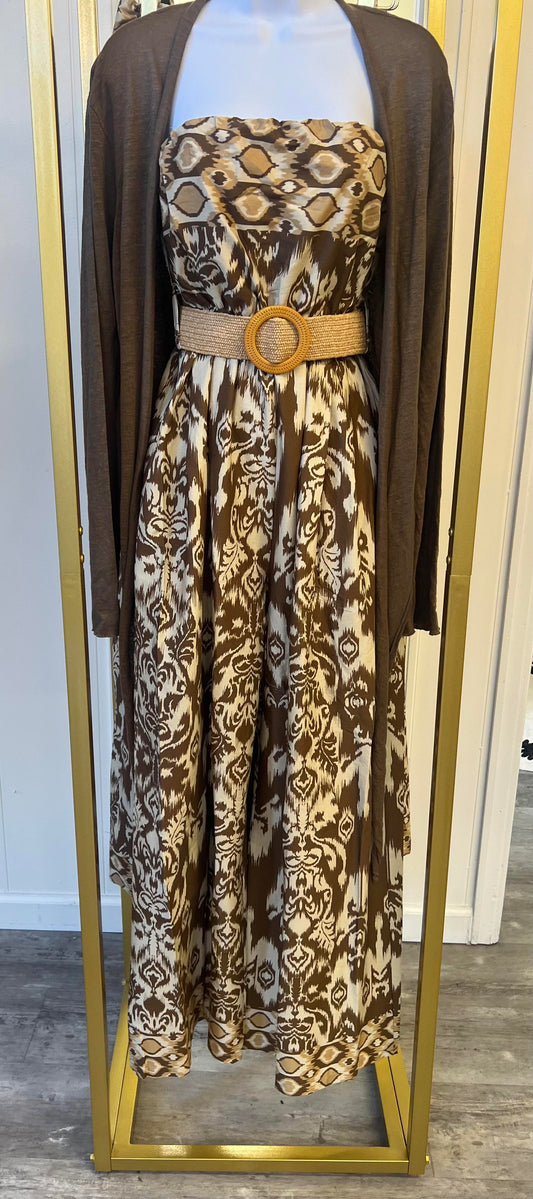 ALEX JUMPSUIT RESORTWEAR BY SCANDAL ITALY 