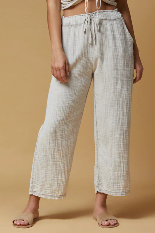 BELLS PANT BY SCANDAL ITALY IN BEIGE