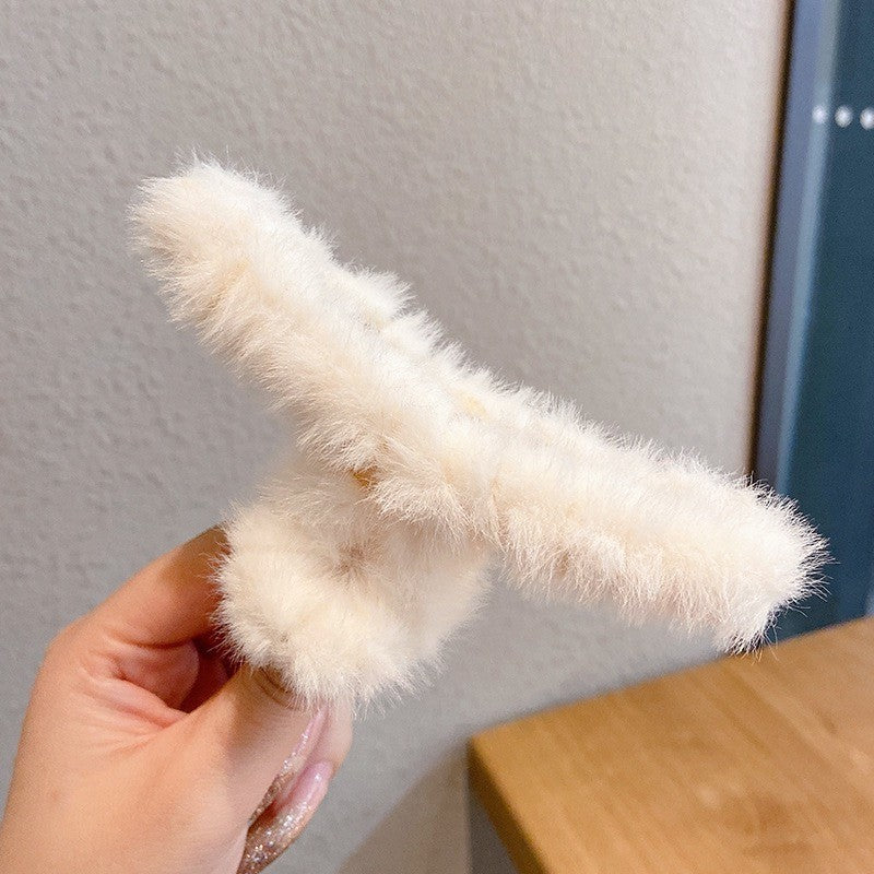 Fuzzy Hair Clips