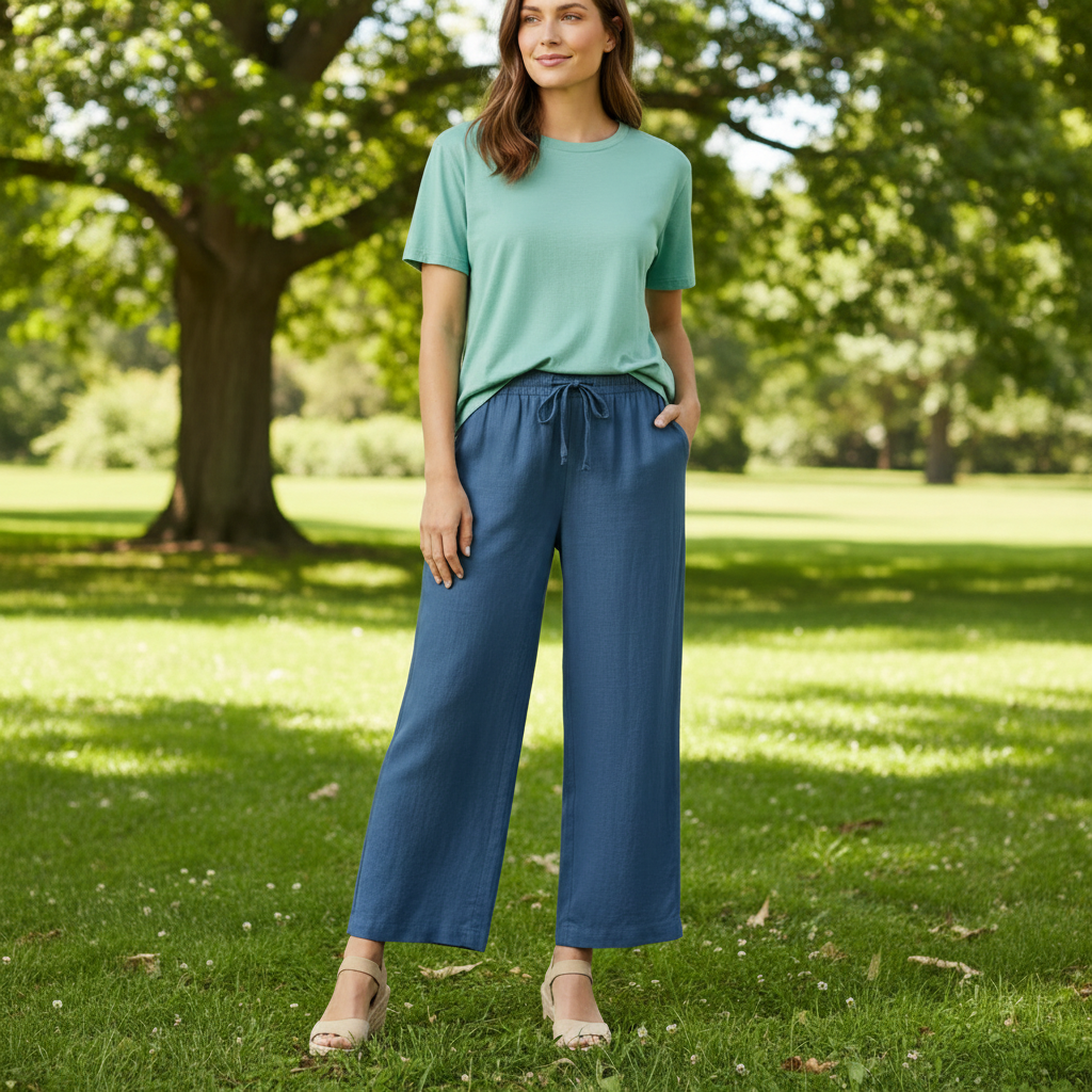 SCANDAL ITALY MACY LINEN PANT