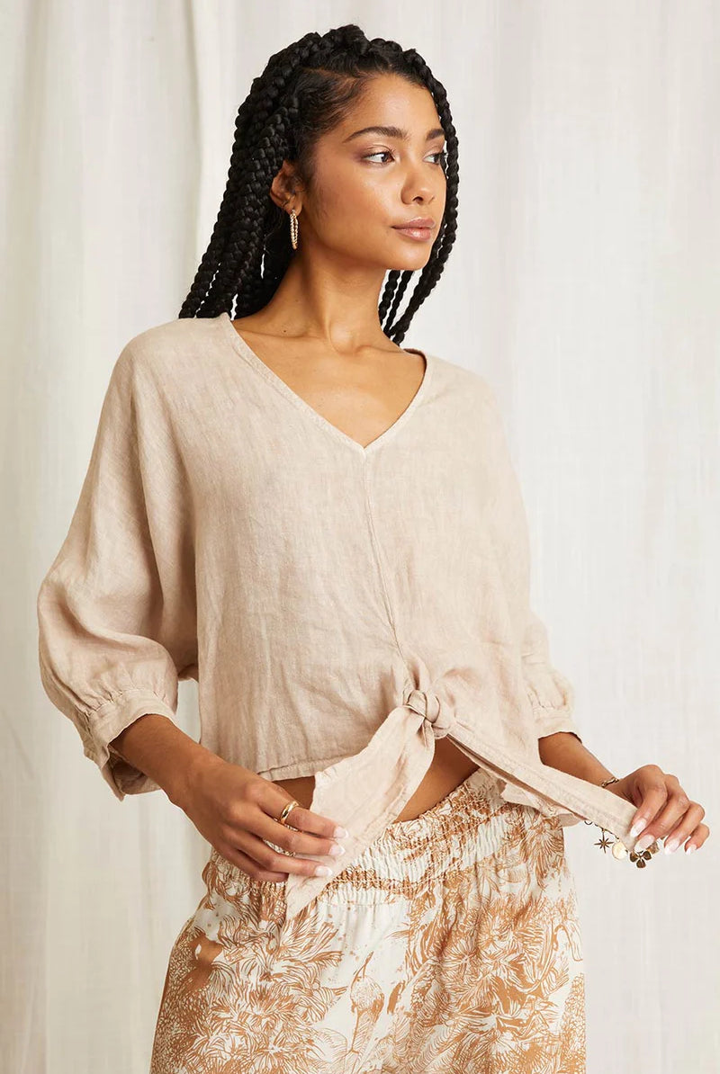 MAGGIE TOP IN BEIGE BY SCANDAL ITALY