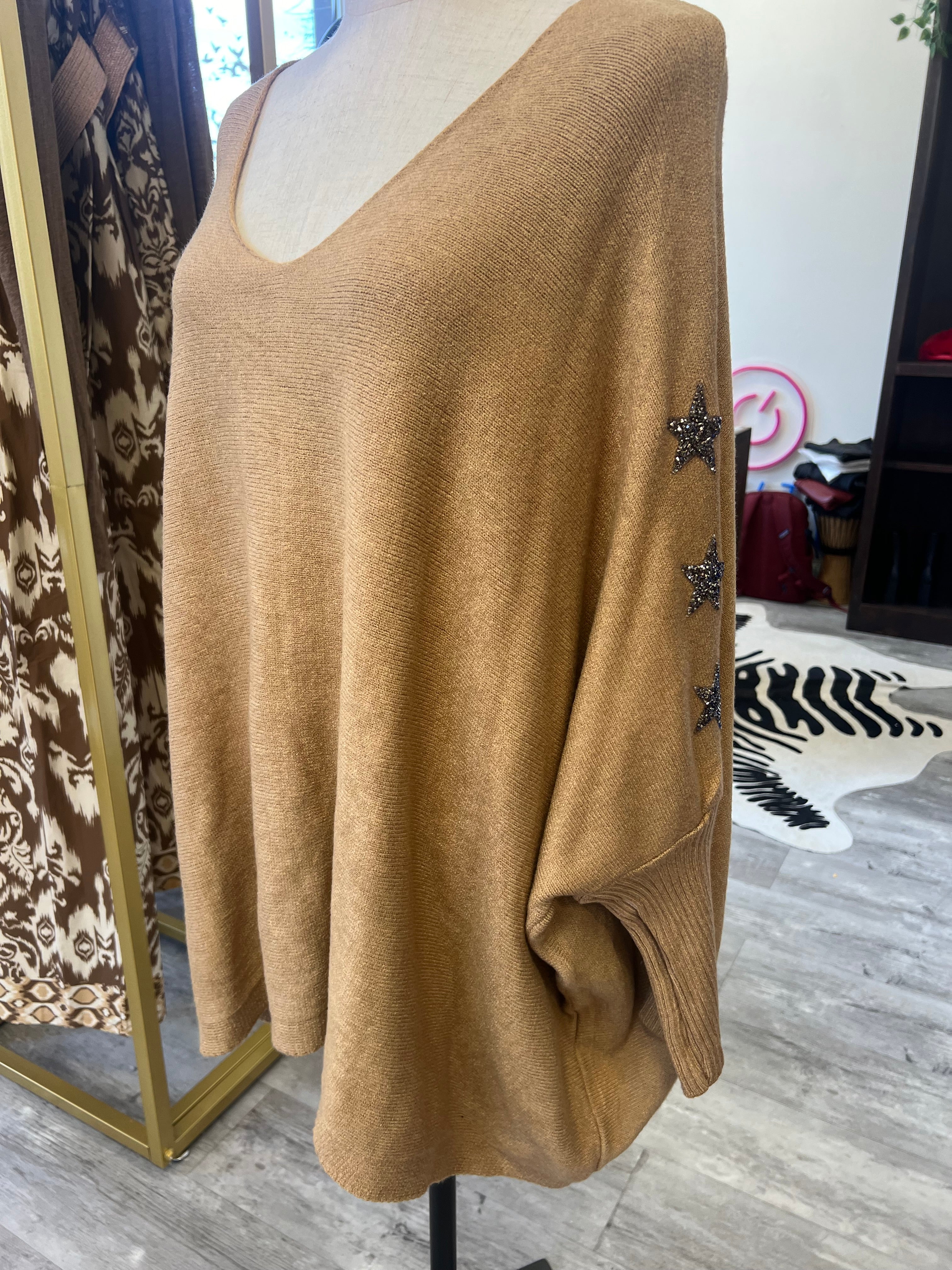 SCANDAL ITALY OLIVIA SWEATER BROWN
