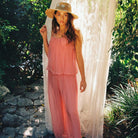 STELLA JUMPSUIT IN PINK BY SCANDAL ITALY