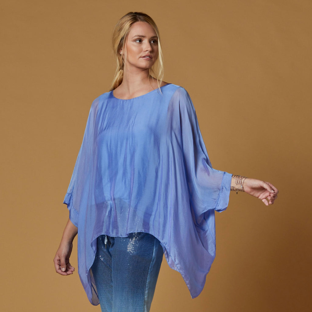 AMBER TOP BY SCANDAL ITALY IN BLUE