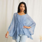 SCANDAL ITALY OPHELIA TOP BLUE