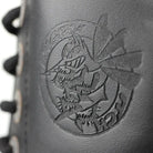 ANGRY ITCH COMBAT BOOT AUTHENTIC LOGO ON LEATHER